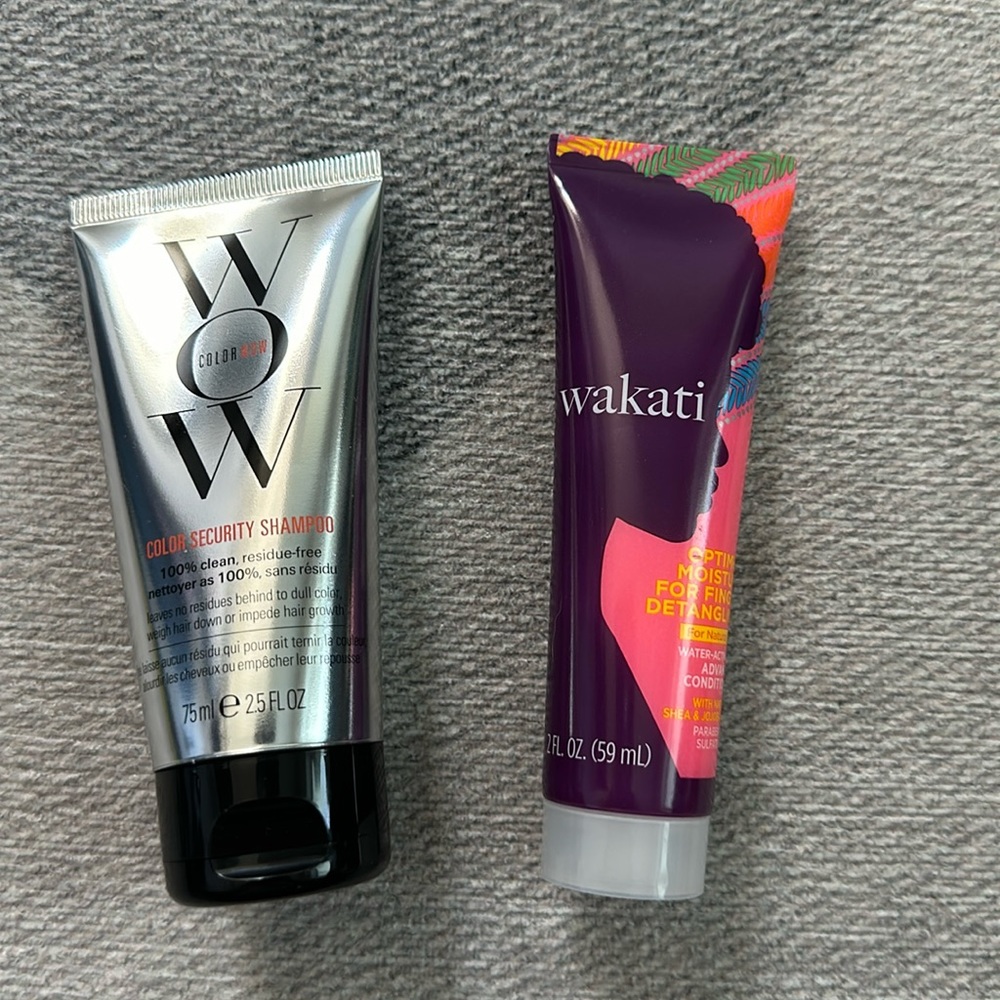 Curly hair shampoo and conditioner